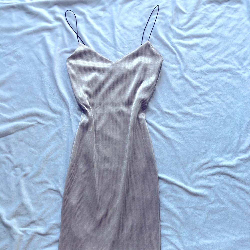 Champagne Midi Cocktail Dress